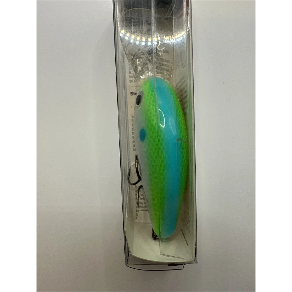 Bomber Tim Horton's Switchback Shad, Citrus,8-14ft Crankbait On/Off Rattle, NIB